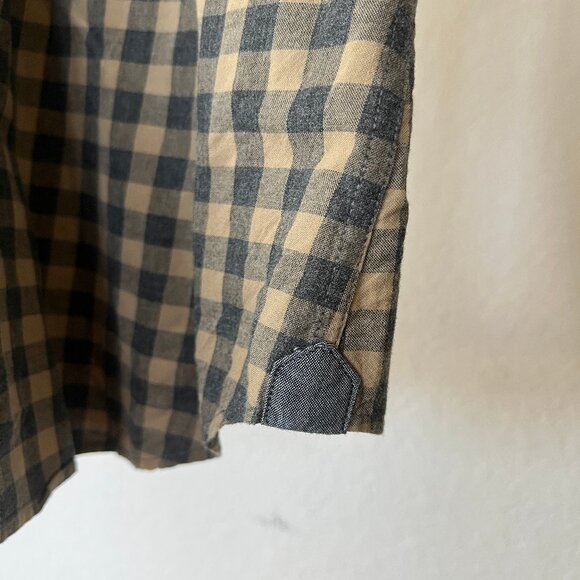 Massimo Dutti Long Sleeve Button Down Dress Shirt Slim Fit S Checkered Morocco - Picture 7 of 8